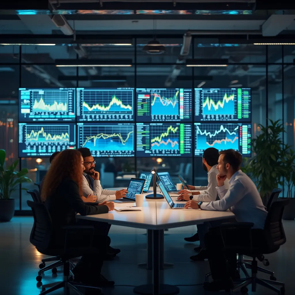 L'équipe FinancIA dans leurs bureaux modernes