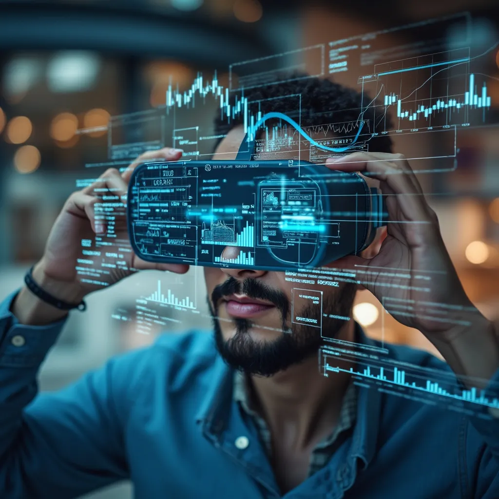 Visualisation financière en réalité augmentée